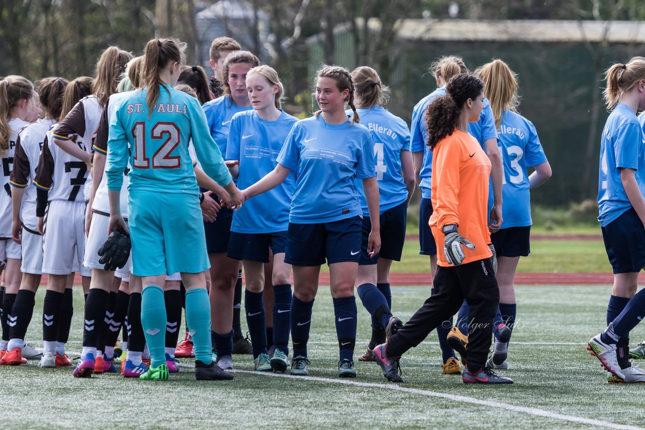 Bild 353 - B-Juniorinnen Ellerau - St. Pauli : Ergebnis: 1:1